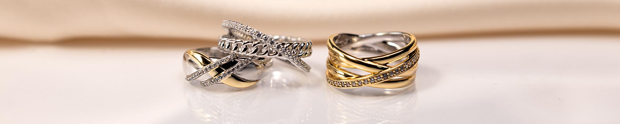 Cross over ring