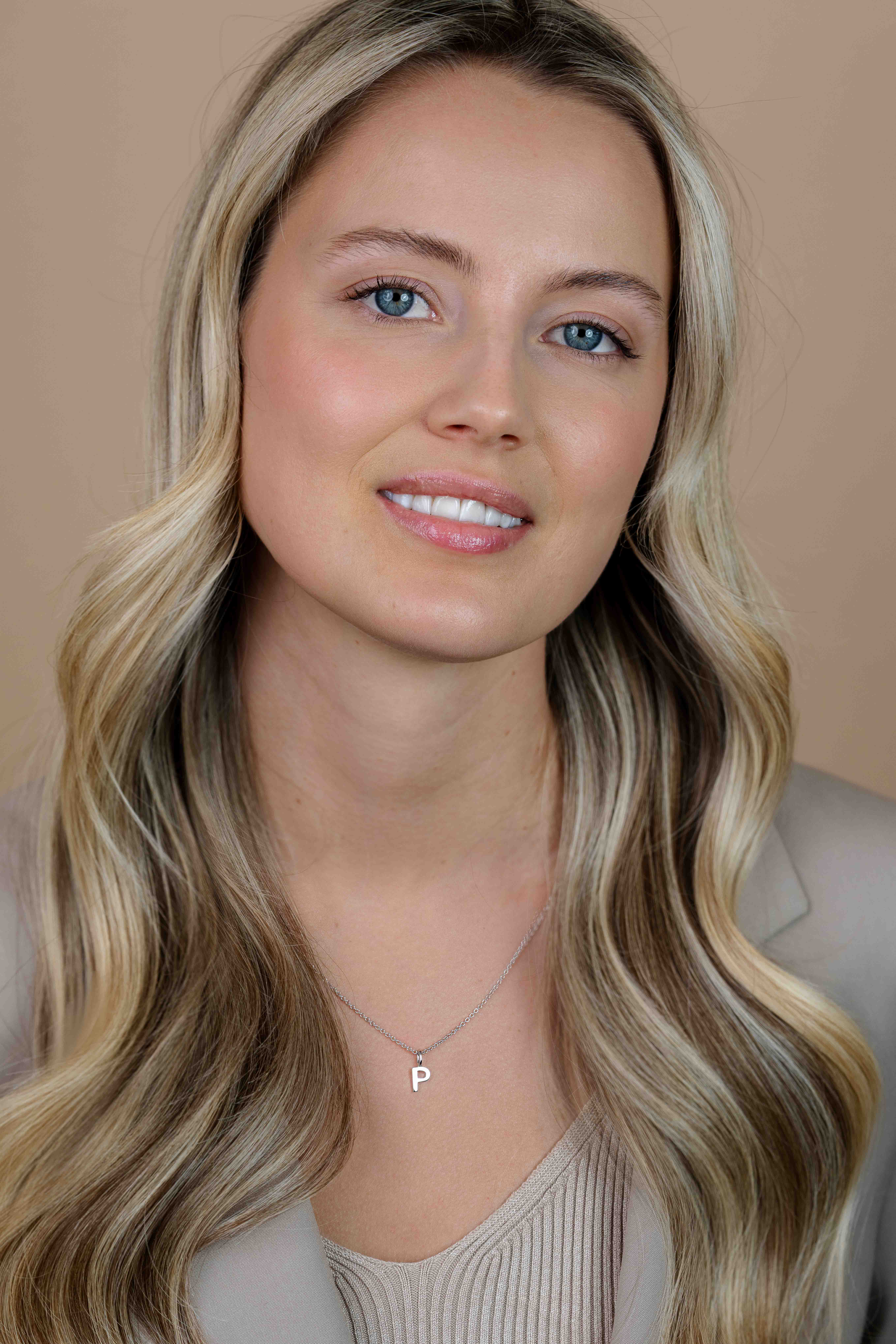 ZINZI zilveren letter hanger P ZIH2140P