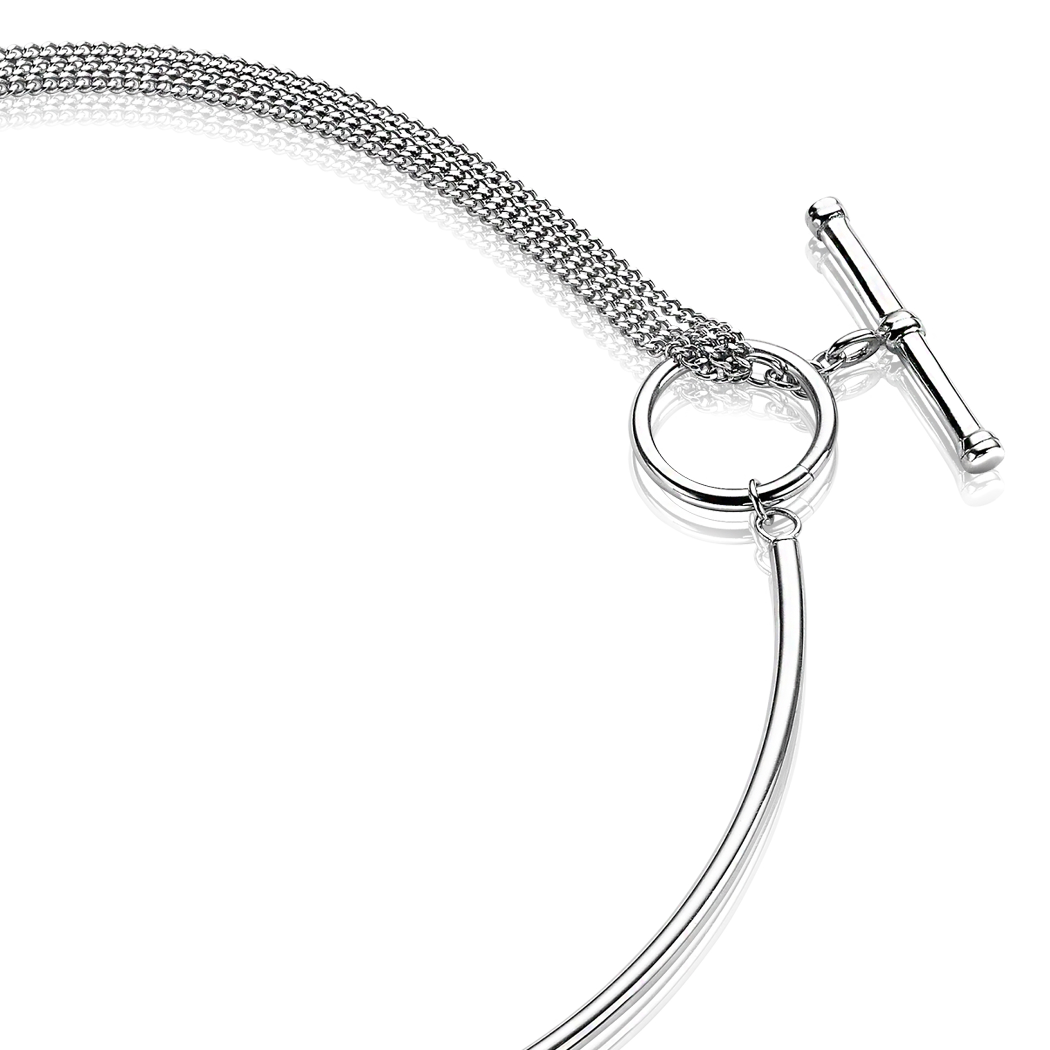 ZINZI zilveren collier 42cm ZIC1490