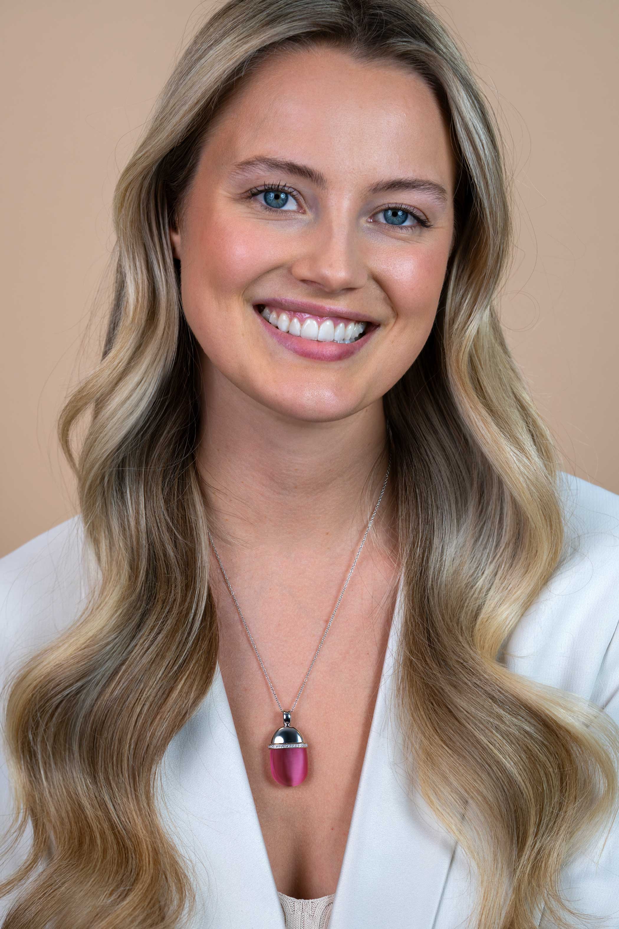 Zinzi zilveren hanger roze ZIH794R