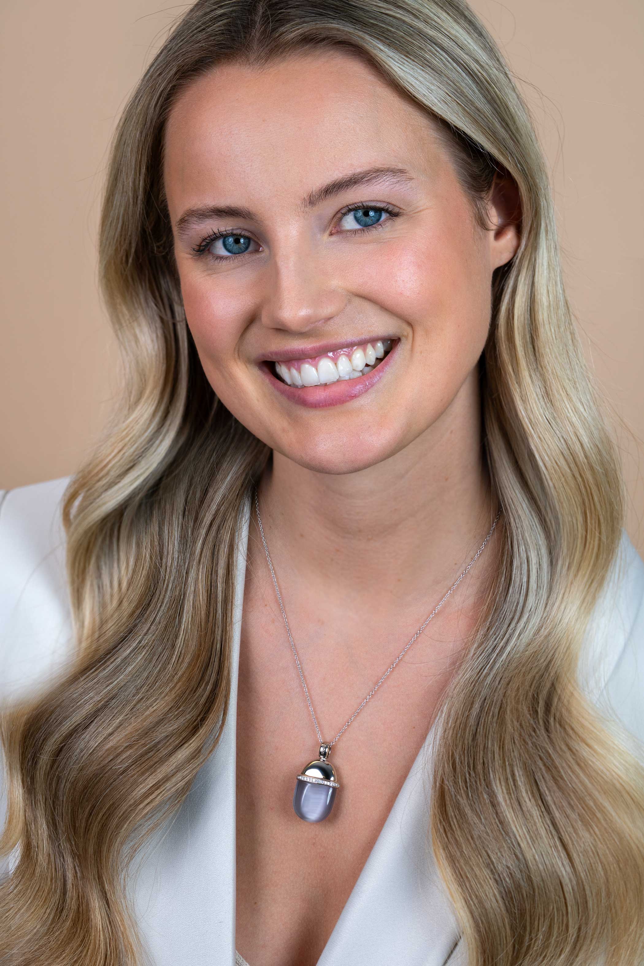 Zinzi zilveren hanger lichtblauw ZIH794A 