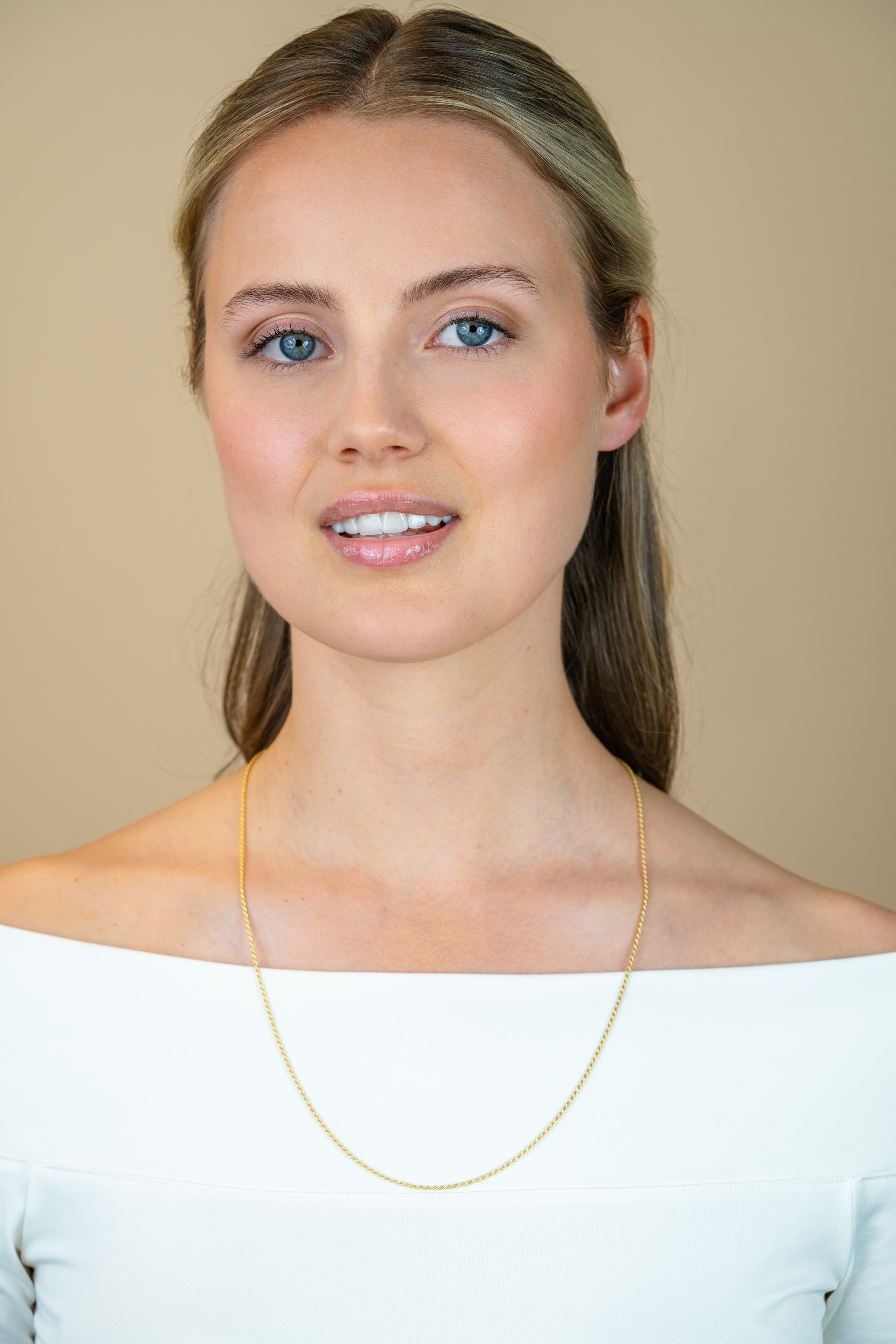 60cm ZINZI gold plated zilveren anker ketting ZILC-A60G