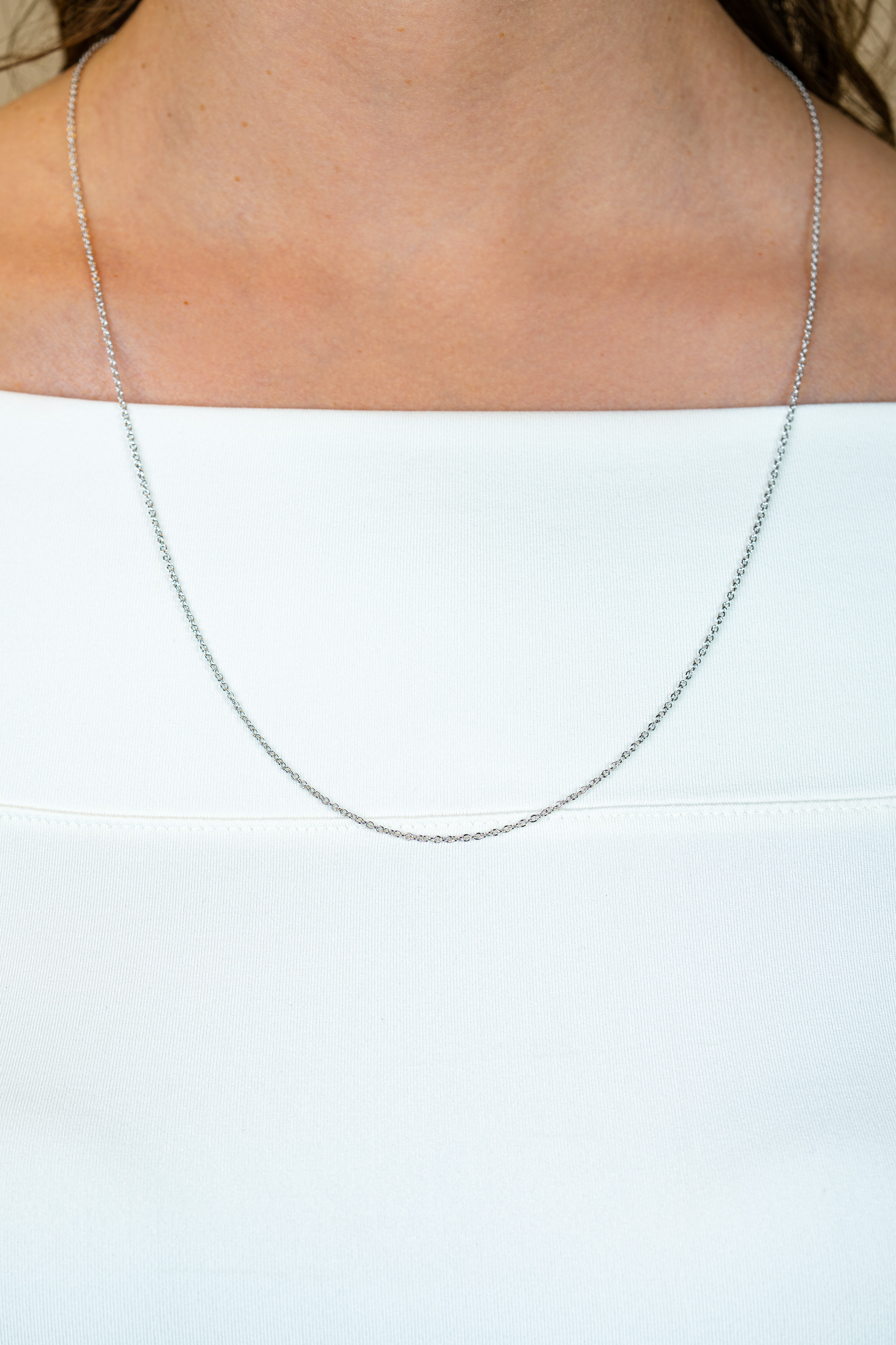 60cm ZINZI zilveren anker ketting ZILC-A60