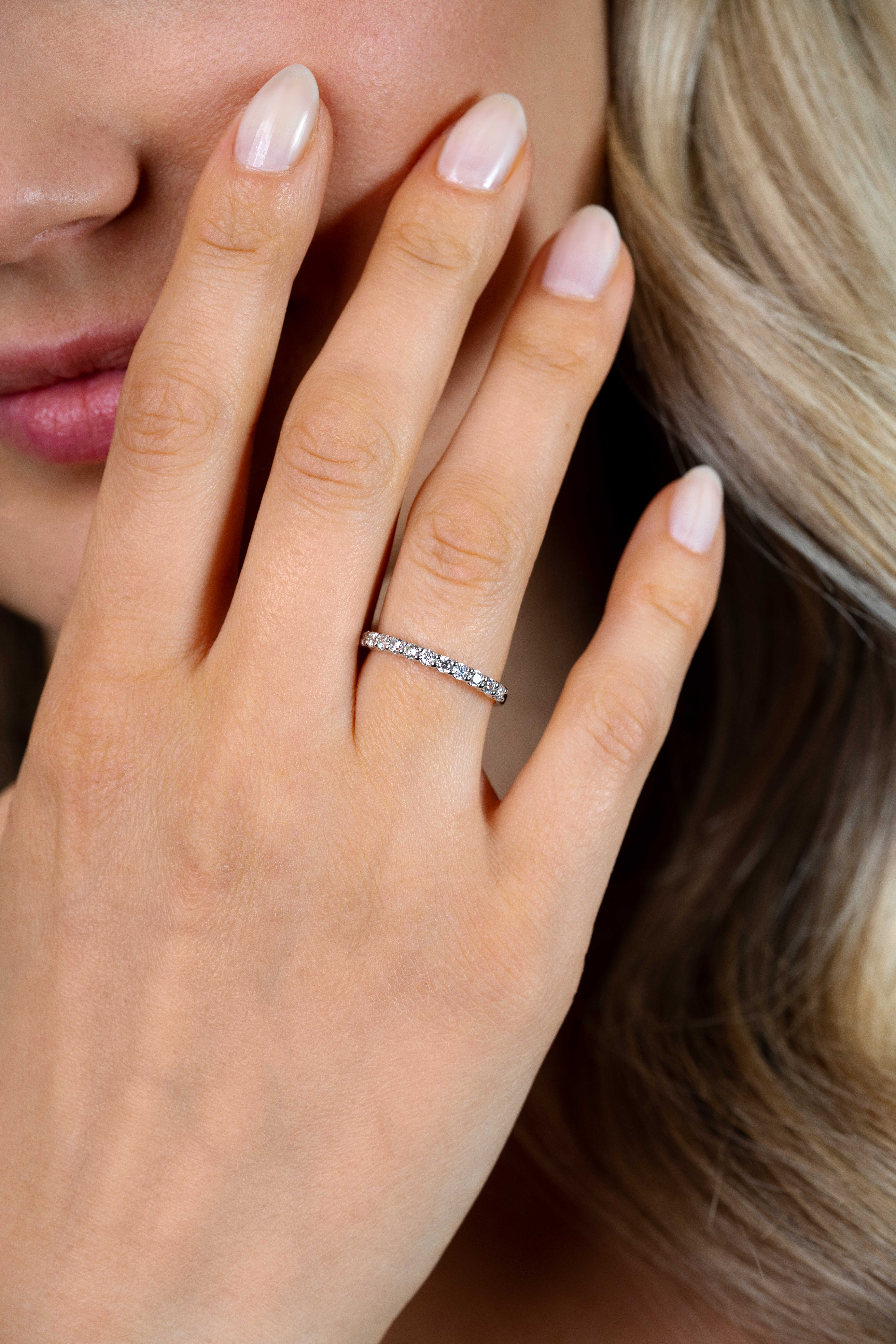 ZINZI zilveren ring wit ZIR827