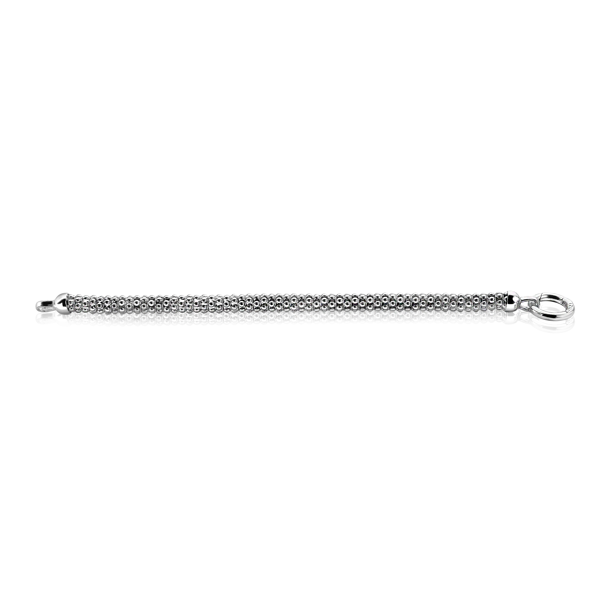 Zinzi zilveren brede schakel armband 7mm breed, lengte 19cm ZIA733