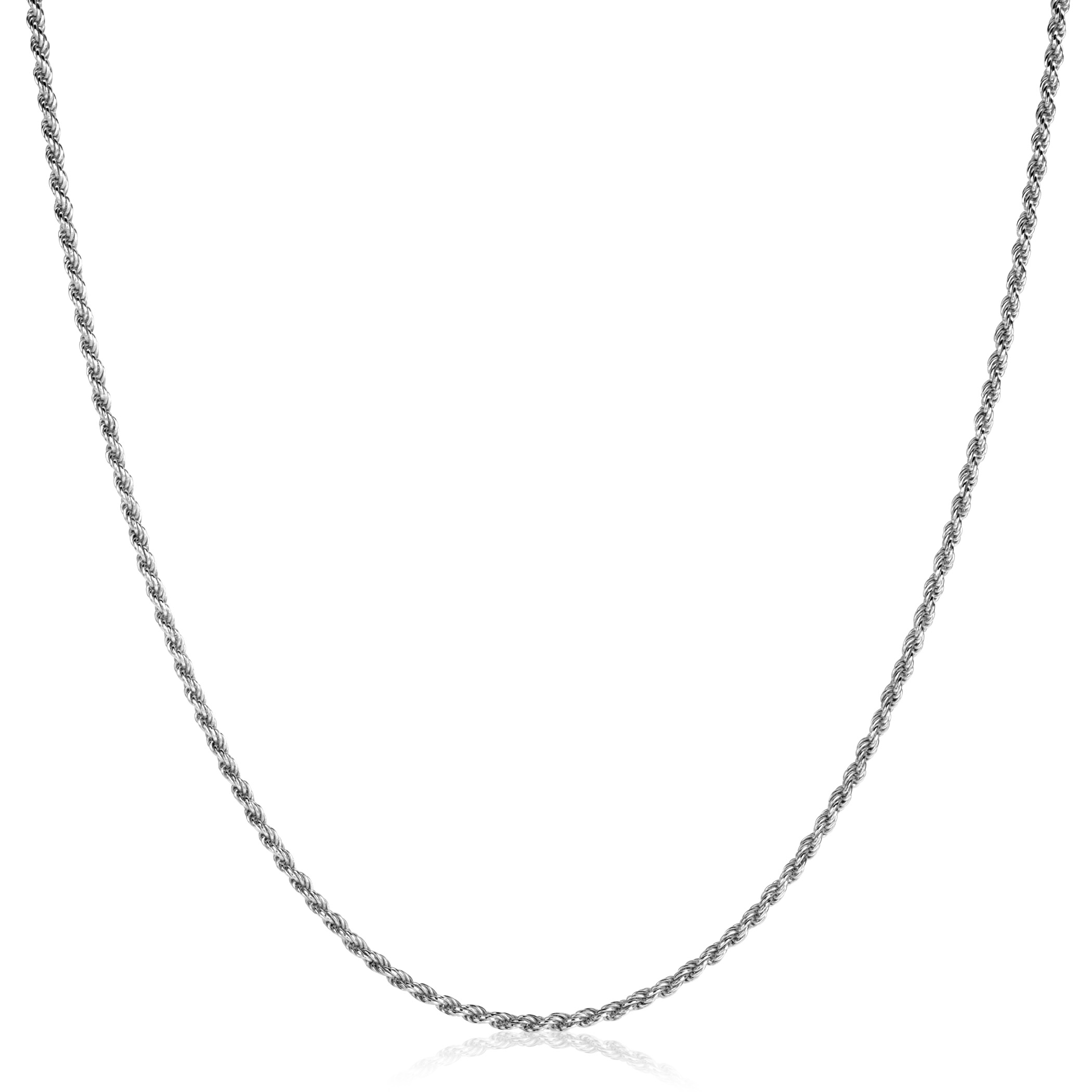 70cm ZINZI zilveren koord ketting ZILC-K70