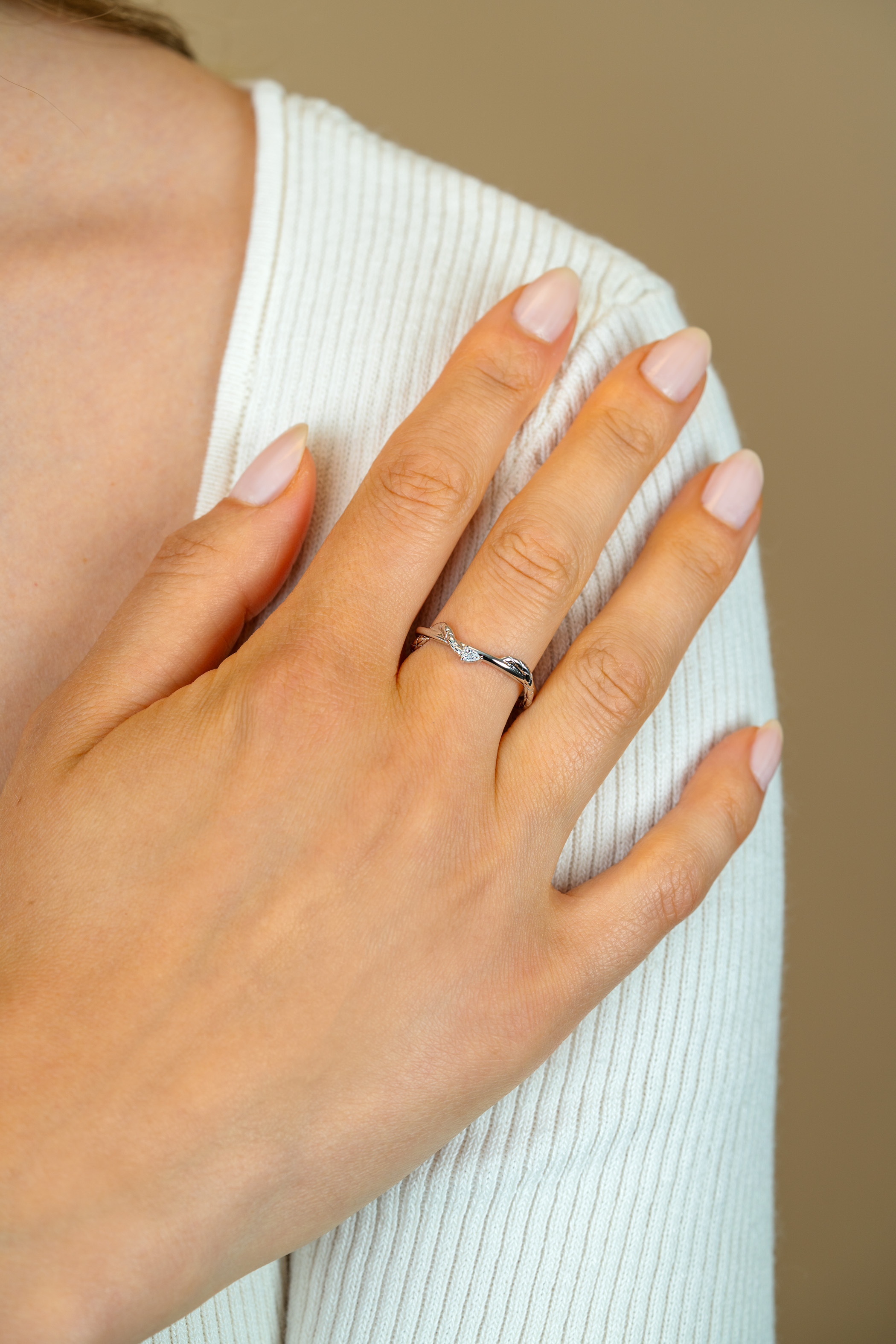 ZINZI zilveren multi-look ring (5mm breed) met slang rondom met witte zirkonia ZIR2722