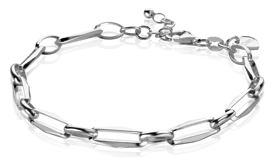 ZINZI CHARMS zilveren schakel armband CH-A10