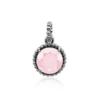 Zinzi zilveren hanger roze ZIH842R