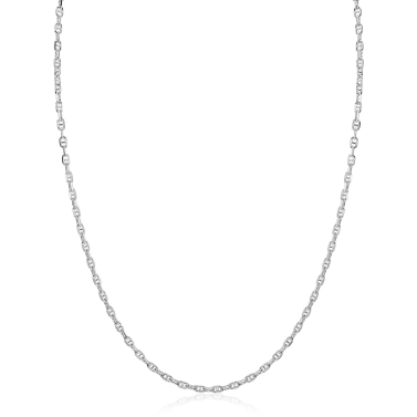 ZINZI zilveren marine schakel ketting (2,3mm breed) 42-45cm ZIC2841