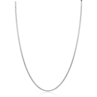 ZINZI zilveren ronde Venetiaanse schakel ketting (1,8mm breed) 42-45cm ZIC2842