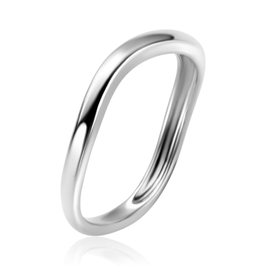 ZINZI zlv. ring organische vormen rondom mt.50