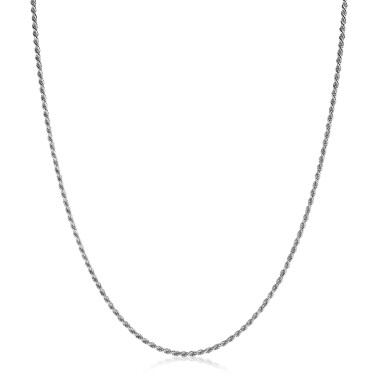 42cm ZINZI zilveren koord ketting ZILC-K42