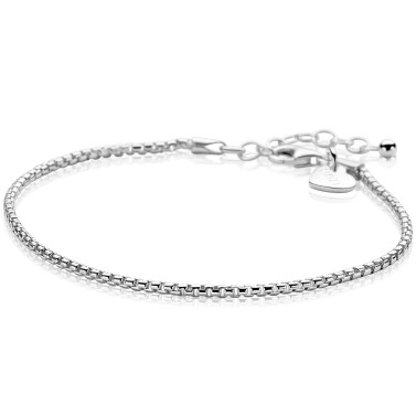 ZINZI zilveren ronde Venetiaanse schakel armband (1,8mm breed) 17-20cm ZIA2842