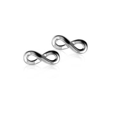 Zinzi zilveren oorknoppen infinity ZIO1065 