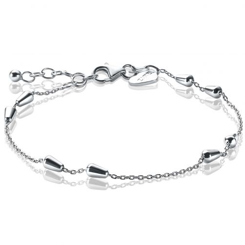 ZINZI zilveren fantasie armband 17-19,5cm ZIA1910