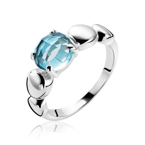 ZINZI zilveren ring turquoise ZIR1145T58