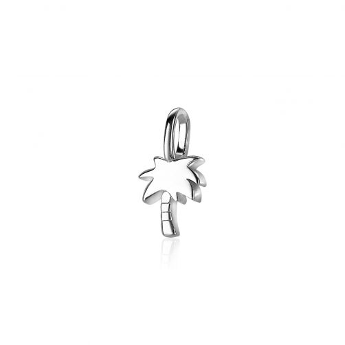 ZINZI zilveren hanger palmboom ZIH2069