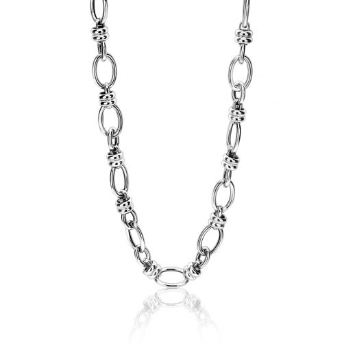 ZINZI zilveren fantasie ketting 45cm ZIC1536