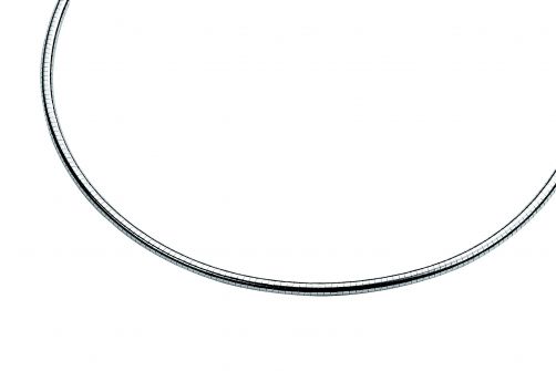 48cm Zinzi zilveren omega collier 3mm breed ZIOM3-48
