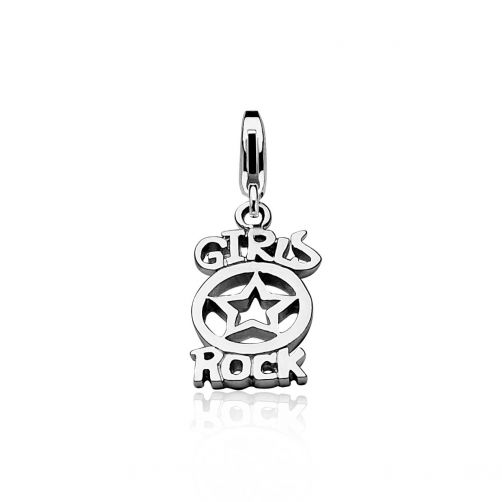 Zinzi zilveren bedel Girls Rock CHARMS273