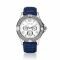 ZINZI Watch witte plaat blauwe band UNO1