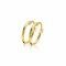 ZINZI Gold 14 karaat gouden oorringen ronde buis 13,5 x 1,5mm ZGO126

