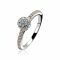 ZINZI zilveren ring champagne ZIR1015C