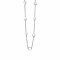 ZINZI zilveren collier rond vierkant driehoek 42-45cm ZIC1362