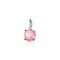 ZINZI zilveren hanger rond roze ZIH2072R