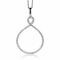 ZINZI zilveren luxe hanger infinity wit ZIH1893 (zonder collier)