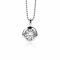 ZINZI zilveren hanger 17mm rond witte zirconia ZIH1