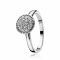 ZINZI zilveren ring wit ZIR930