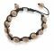 Zinzi koord armband crystals champagne one-size ZIA900C