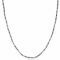 ZINZI zilveren singapore ketting 45cm gediamanteerd 2mm breed ZIC2151