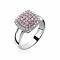 ZINZI zilveren ring roze ZIR887R