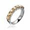 ZINZI zilveren ring champagne ZIR1000C