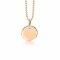 ZINZI zilveren hanger rosé verguld glad rond 12mm ZIH1825R