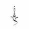 Zinzi zilveren bedel spook CHARMS147