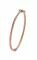 ZINZI zilveren bangle armband rosé verguld 3mm breed 60mm diameter ZIA1036R 
