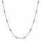 ZINZI zilveren schakelketting 45cm met tol vormen 4mm breed ZIC2032