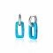 ZINZI zilveren oorringen 12mm met open ovale turquoise howliet edelsteen ZIO2228
