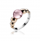 ZINZI zilveren ring rosé verguld roze ZIR1112R