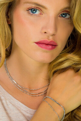 ZINZI zilveren multi-look ketting 38-42cm ZIC1462
