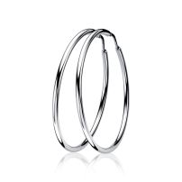 ZINZI zilveren oorringen 35 x 2mm glad ZIO435
