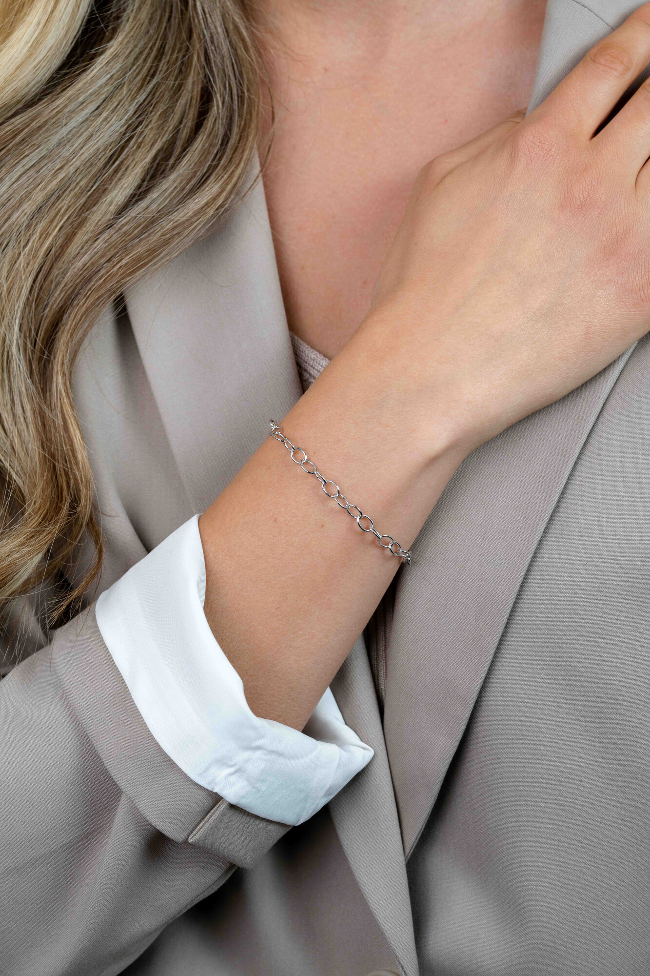 ZINZI CHARMS zilveren basisarmband CH-A2