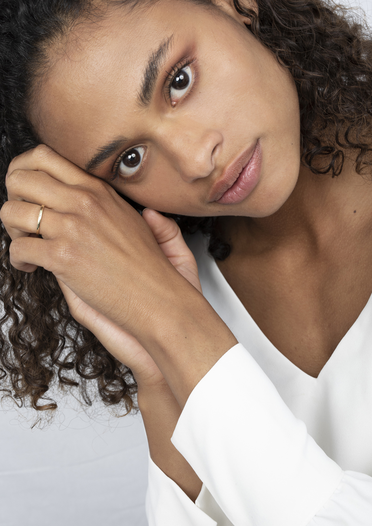 ZINZI Gold 14 karaat gouden aanschuifring glad ZGR146
C