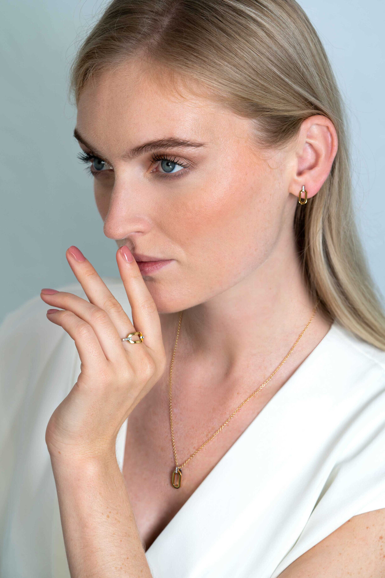 ZINZI zlv. ring gg.verg. ovaal open en zirc. mt.50