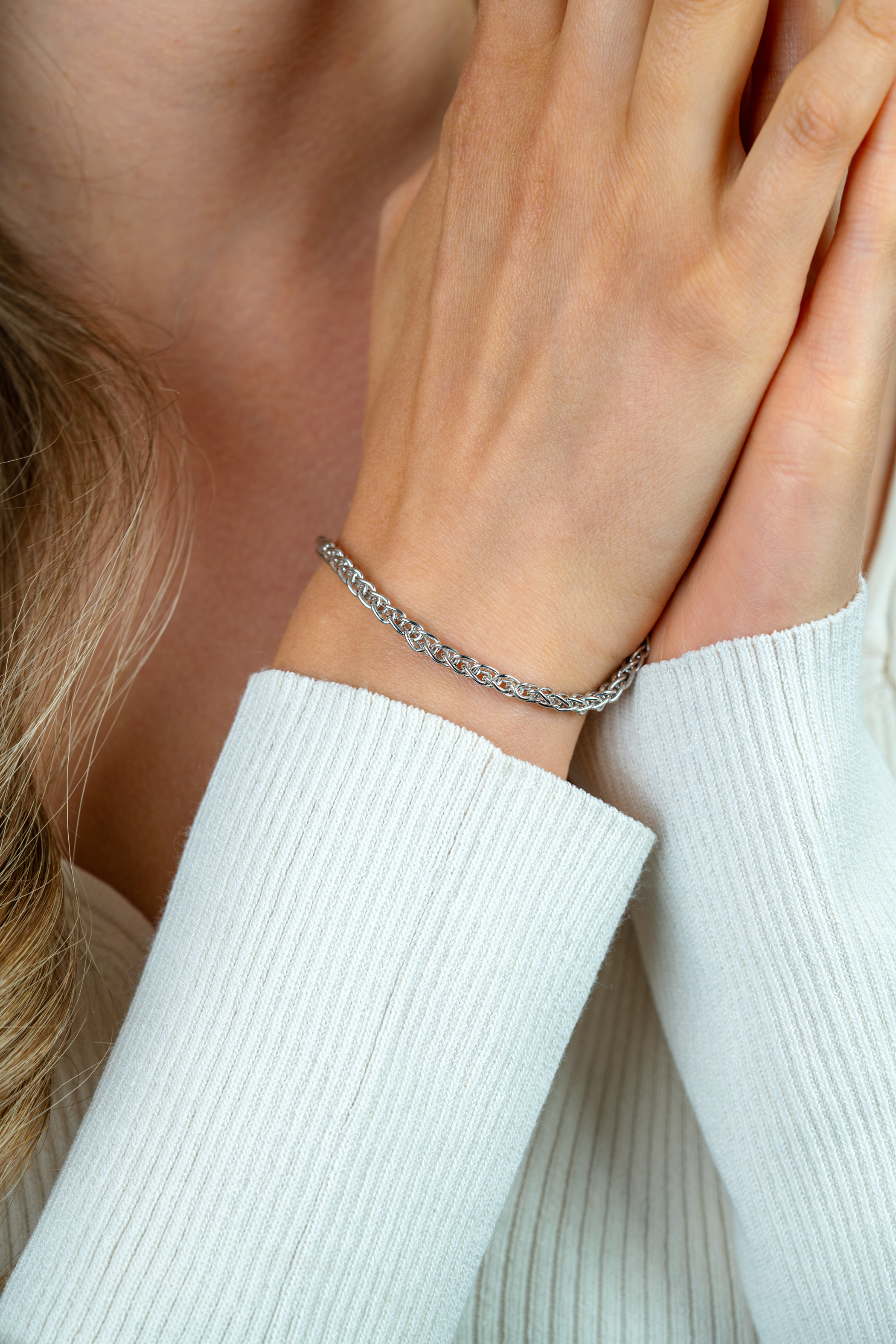 ZINZI zilveren palmier armband 3,5mm ZIA1260