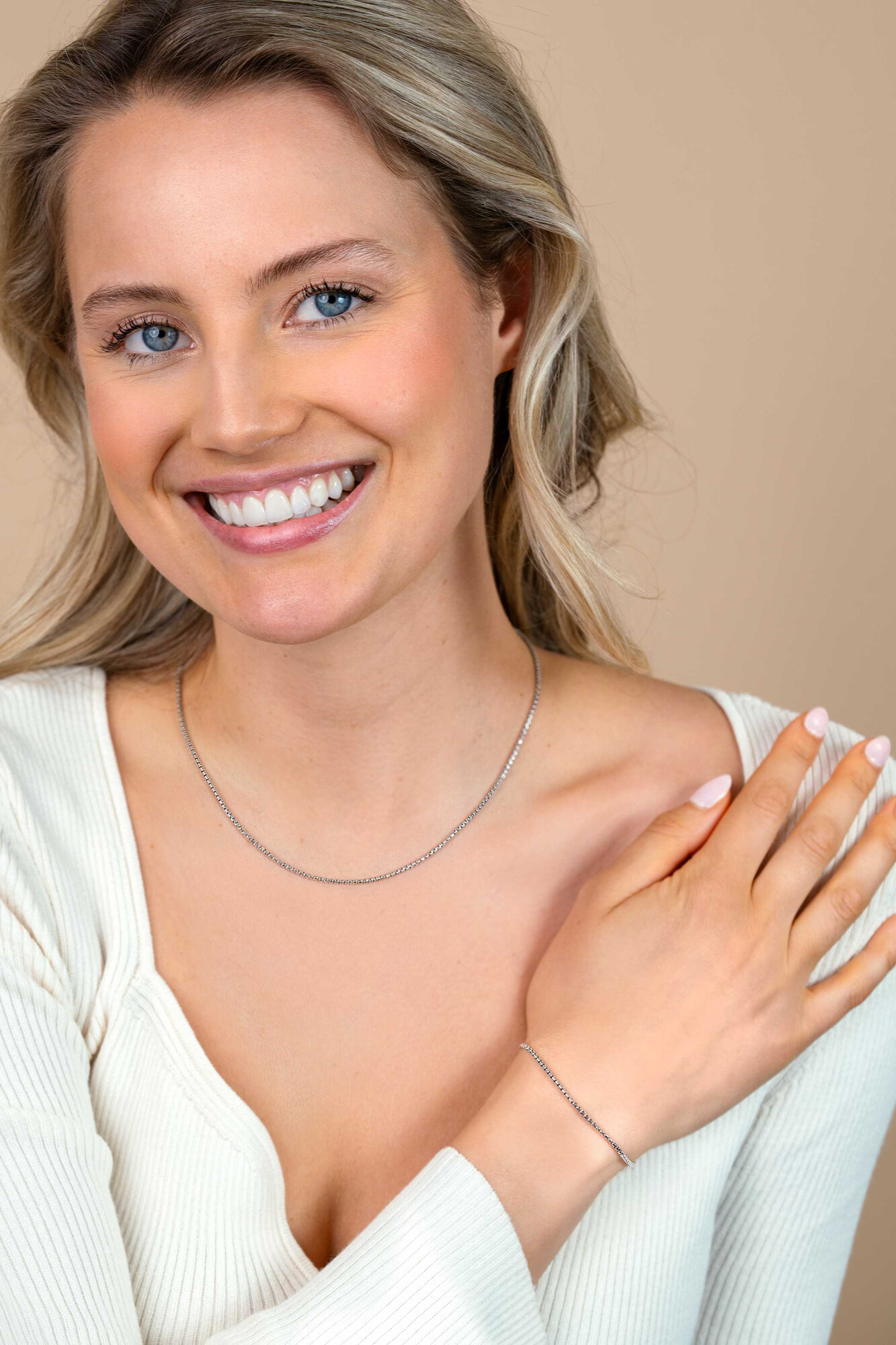 ZINZI zilveren ronde Venetiaanse schakel armband (1,8mm breed) 17-20cm ZIA2842